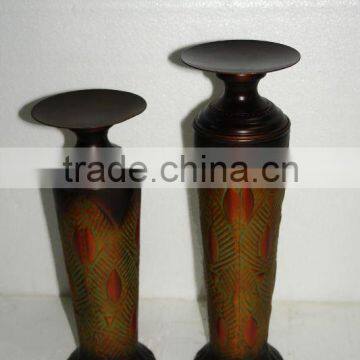 2015 China Wholesale antique cast iron candle holder