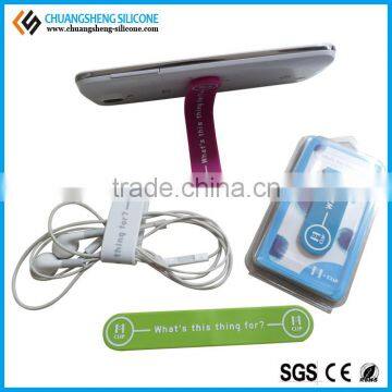Multifunctional silicone clips, Cable clip, phone holder