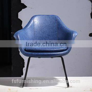 YYA14 Dark Blue Color Leather Modern Club Chair 2016 New Fashion Leisure Chair for Club photo-6
