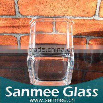 Cheap Square Glass Candle Holder for Wholesale photo-2