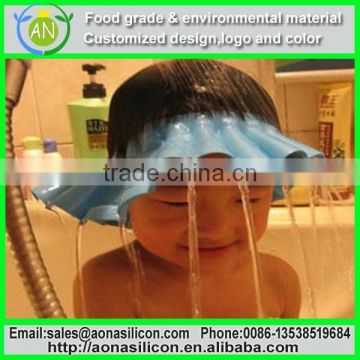 Fashion Adjust Shower Bathing Bath Protect Soft Cap Hat For Baby Children