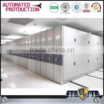 Office Furniture Type and Metal Material Steel Movable Aisle Storage Shelves photo-2