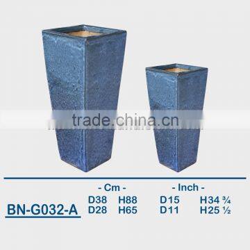 GLAZED CERAMIC OUTDOOR POT BN-G032