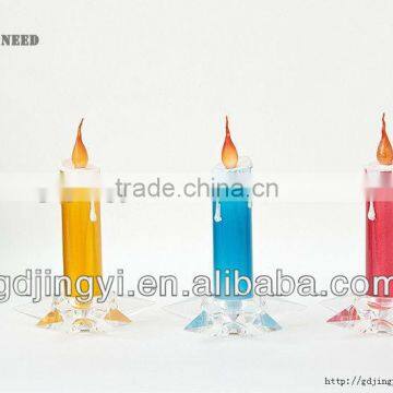 Acrylic Star Bottom LED Warmwhite Lighting Candle Wedding Party Decoration photo-3