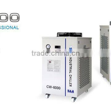 Industry chiller cw6000 double output for cooling high power co2 laser tube