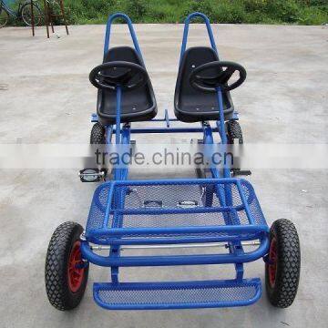 Hot Sell Fashion Family Two Person Pedal Car, Four Wheel Surrey Bike F2150