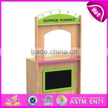 Customized Kindergarten Toy Storage Wooden Lemonade Stands for Kids W08C197 photo-5