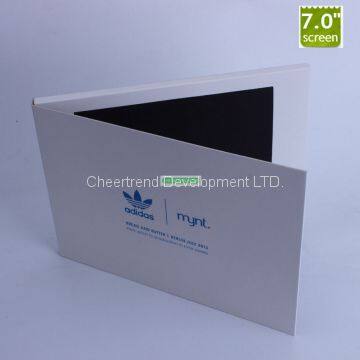 Wholesale Custom 7 inch LCD Video Brochure Card,avi sex video brochure