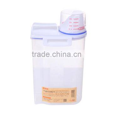 L00004 2017 New Style Grain Tank Canister Kitchen Rice Grain Storage Box Sealed in Plastic Barrels of Jar photo-2