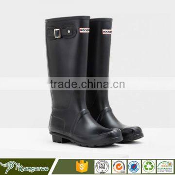 Manufacturer Winter Safety Men Rubber Rain Boots With Zipper Korea Custom Printing photo-3