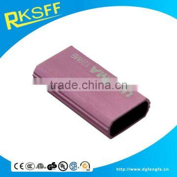 Painting pink USB cover is die casting USB part