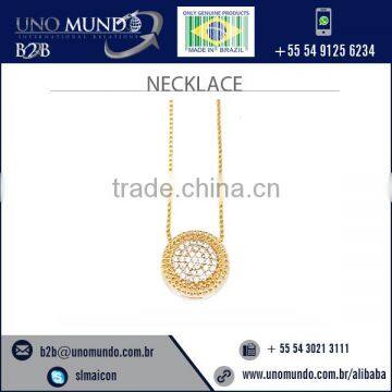 Innovative Design Gold Jewelry Necklace Available with Unblemished Sheen