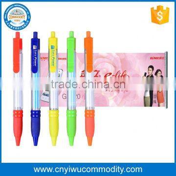 Hot Selling Plastic Wholesale Pull Out Banner Pen