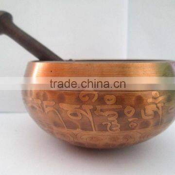 High Quality Buddhist Meditation Healing Tibetan Singing Bowl photo-3