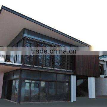 Chinese Factory Made Good Price Outdoor Strand Woven Bamboo Wall Panel Strips in Light Chocolate Color---KE-OS0888