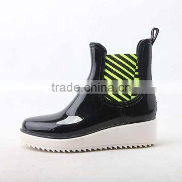 2016 Women Fashion Rain Boots Block Rain Boots Cheleas Boots photo-5