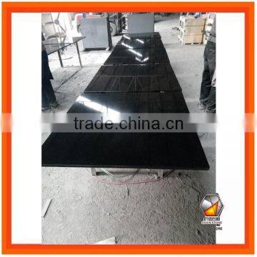 High Polished edges Black Granite Panels 38x38 one piece for stove