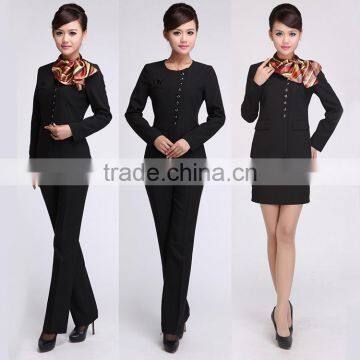 Formal Bank Uniform Design for Cashier or Banker OEM Manufacturer photo-4