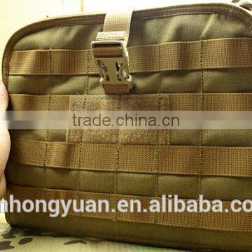 custom brown military tactical molle pad small bags