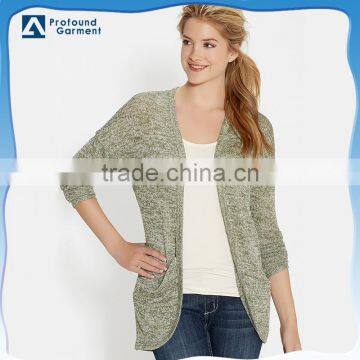 wholesale women sweaters cardigans with pockets