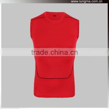 Custom Made Dri Fit MMA Sleeveless Rashguard Vest Tank Top | Sublimated Mens Compression Shirts photo-2