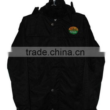 Men's Winter Wear 2015 new men's waterproof pvc coated padded jacket twill pvc coated lining cut terry quilted cotton