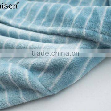 Alli Baba Com Light Navy Brushed Coral Fleece Men Bathrobes photo-4