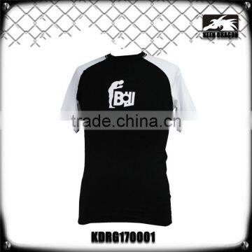 White Custom Lycra Rash Guards for Running With Private Label Logo Print photo-2