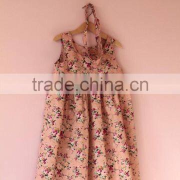 Baby Cotton Frocks Designs Dress Girls Floral Patterns Vintage Ruffle Sleeve Casual Dresses photo-4