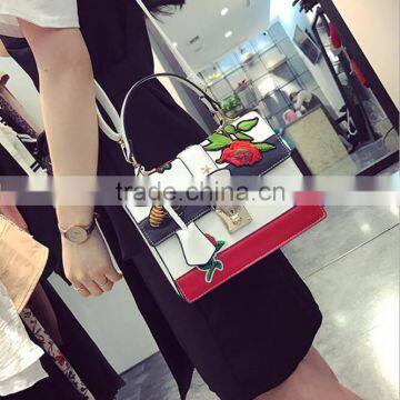Zm50150b 2017 New Model Lady Bags Fashion Flower Embroidery Single Shoulder Bag photo-3