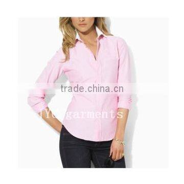 OEM Price Distributor Wholesale Slim Fit Fashion Ladies Plaid Blouse and Shirts