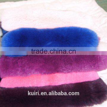 Factory Supply 100% Real Dye Rex Rabbit Skin / Rex Rabbit Fur Skin Pelt For Clothes photo-5