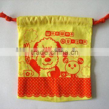 Little cotton drawstring bag gift bag