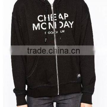 Cheap Printed Logo Women Fleece Jacket 2015 photo-4