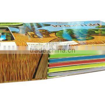 children carton book EVA book with plastic toys customizable education book