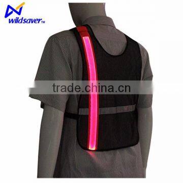 Night Run Mesh Breathable Reflective Safety Gear With Led Lights photo-3
