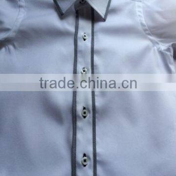 Latest Boys Designer Shirts Custom Shirts White Soft Oxford Boys Shirts photo-3