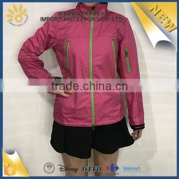 Fashion design wholesale windproof women custom windbreaker