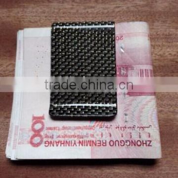 100% real carbon fiber money clip colorful money clips