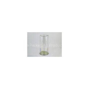 Large capacity  food grade Clear Plastic Cylinder PET canister For dry fruit , nut