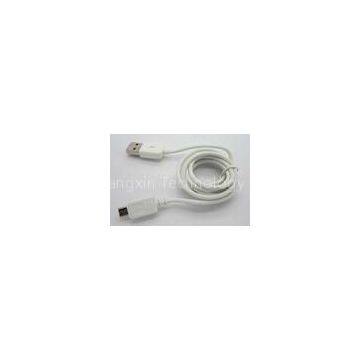 Mini to Micro 1.2m White Cell Phone USB Cables USB 2.0 / 1.1 Extension Cable For BlackBerry / Audio