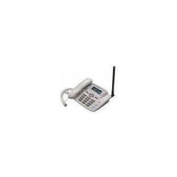 CDMA fixed wireless home phone with SIM card , FM wireless landline phone with FM radio ETS2028