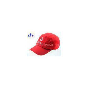 Fashion Red Polymesh Cool Outdoor Sports Baseball Caps With Reflective Printing Logo