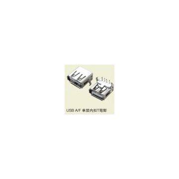 Supply  USB A Female single clubfoot deducted T