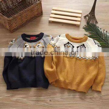 B40881A Children tops 4-14 year boy pullover sweaters