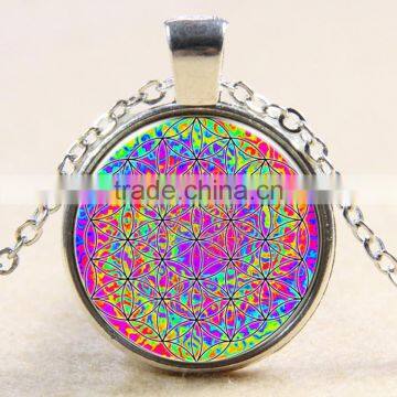 XP-TGN-LT-160 2017 New Design Diy Image Time Gemstone Life Pendant Mandala Family Tree Dome Cabochon Necklace In Glass photo-2