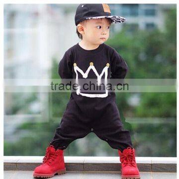 2017 new fashion boy clothes long sleeve adult baby onesie