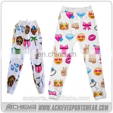 wholesale emoj women joggers, athletic gym joggers