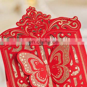 Cheap Creative Red Candy Gift Box With Butterfly