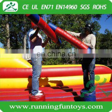 EN71 certificated gladiator joust inflatable games, inflatable sports games